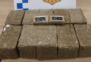 Detenen a Caldes de Malavella un conductor a la fuga amb 10,6 kg d’haixix