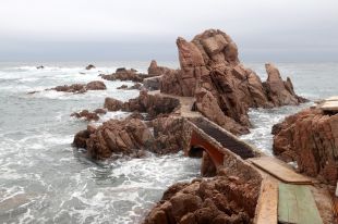 Santa Cristina d'Aro repara els ponts de Canyet quatre anys després del temporal Gloria