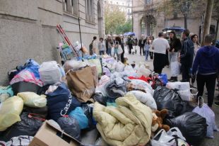 L'Ajuntament de Girona desmenteix la recollida d'ajuda per València en espais municipals