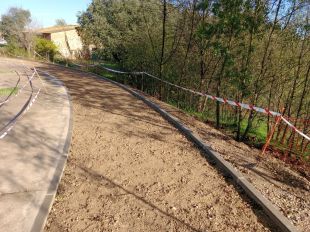 Les obres de la via verda entre Girona i Sant Gregori avancen segons el calendari previst