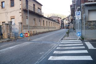 Comencen les obres a la carretera de Sant Joan a Camprodon per ''millorar la imatge'' de l'entrada sud