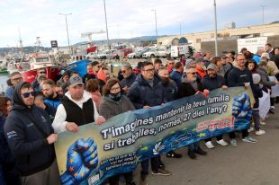 Protestes dels pescadors a Girona contra les restriccions europees a la pesca