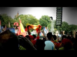 Es repeteix l'escridassada dels bombers espanyols cap els catalans per les senyes identitàries