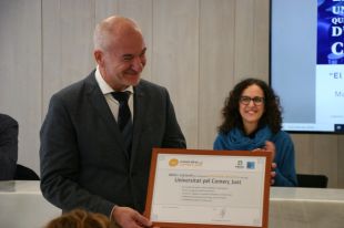 La UdG és pionera a Catalunya en rebre el distintiu d'Universitat pel Comerç Just
