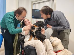 El Trueta incorpora la teràpia assistida amb gossos per a infants amb paràlisi cerebral