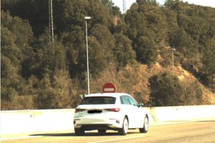 Enxampen a Sant Jaume de Llierca un conductor de 20 anys circulant a 200 km/h