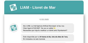 Lloret de Mar incorpora un agent virtual amb intel·ligència artificial per ajudar en tràmits