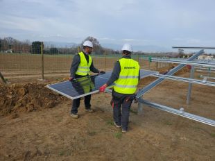 Comencen les obres del primer parc solar de Catalunya ubicat a Vidreres