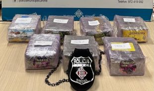 Detingut a Girona un reincident que portava més de 3 kg d'haixix a dins del cotxe