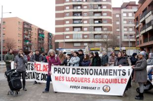 Mobilització a Salt per denunciar ''una sagnia'' de desnonaments amb quatre en un dia