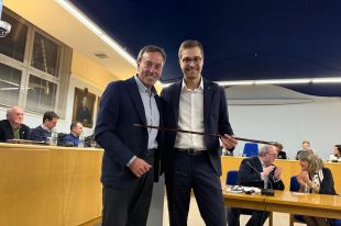 Agustí Arbós, investit alcalde d'Olot