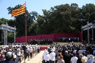 La defensa de la immersió lingüística protagonitza l'acte institucional de l'Onze de Setembre 