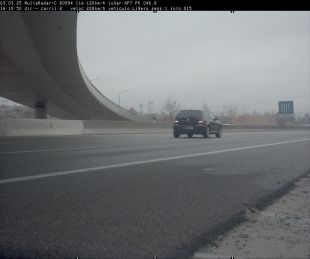 Un conductor denunciat per circular a 208 km/h per l’AP-7 a Vilademuls