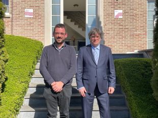 Salellas es reuneix amb Puigdemont a Waterloo