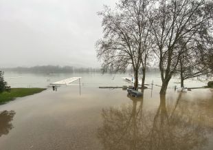 Banyoles registra 16 dies de pluja que deixen un estany 19 cm per sobre del nivell