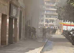 Mor el ferit crític en l'incendi del supermercat a Girona