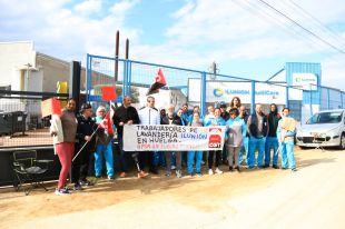 Comença la vaga dels treballadors de la bugaderia Ilunion de Riudellots de la Selva