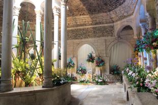Els Banys Àrabs acullen un muntatge inclusiu durant el Temps de Flors