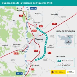 L'Estat aprova el projecte per desdoblar l'N-II entre la variant de Figueres i Pont de Molins