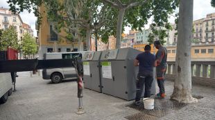Girona col·loca sis àrees d’emergència més a diferents barris per a la recollida de residus