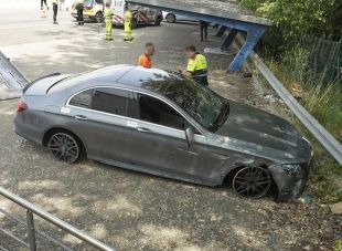Una persecució amb un cotxe robat acaba amb dos detinguts, un d'ells menor, a Salt