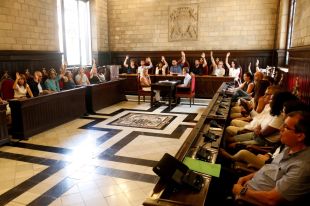 Girona executarà a contracor la sentència que l'obliga a penjar la foto de Felip VI