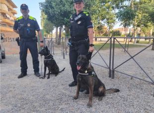 La Policia Local de Torroella incorpora una unitat canina per detectar drogues
