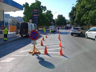 Girona inicia la reforma al carrer de la Creu eliminant aparcament i desplaçant el carril bici