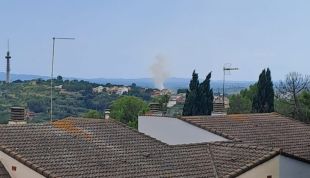 Nou incendi forestal a Font de la Pólvora de Girona