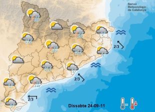 Alerta per tempestes fortes per avui a gran part de Catalunya
