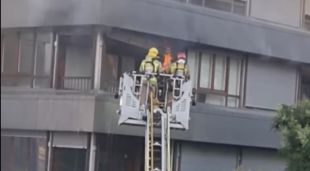 Incendi en un pis a l'avinguda de Jaume I de Girona