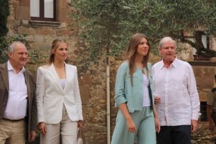 La princesa Elionor i la infanta Sofia visiten el llegat de la joiera de Tiffany’s a Sant Matí Vell