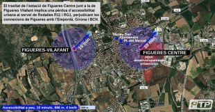 Entitats titllen el trasllat de l’estació de Figueres a Vilafant com una obra cara, ineficient i perjudicial