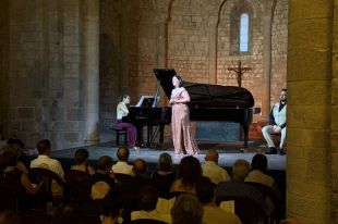 Arrenca la 33a Schubertíada amb un concert d'Elionor Martínez, Ferran Albrich i Victoria Guerrero