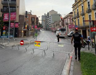 Arrenca el dispositiu especial de mobilitat a Figueres per La Vuelta 