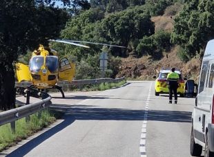 Ferit un motorista en un accident a la GI-614 a Cadaqués