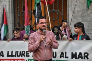 L'alcalde de Girona i els regidors de Guanyem se sumen a la vaga per Palestina