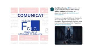 El Consell de la Informació de Catalunya denuncia la imatge de violència i odi de Girona Notícies