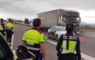 Denunciats 65 conductors de furgonetes per excés de velocitat AP-7 a Borrassà