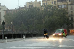Les intenses pluges ja han deixat més de 100 litres a l'Alt Empordà