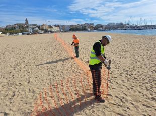 Comença l’extracció de sorra de Palamós per reforçar les platges de Calonge i Sant Antoni