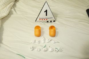 Tres detinguts per tenir un narcopis de la Bisbal d'Empordà amb més de 18.000 euros de droga