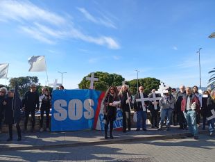 Celebren un funeral simbòlic per denunciar la destrucció de la Pineda d’en Gori a Palamós