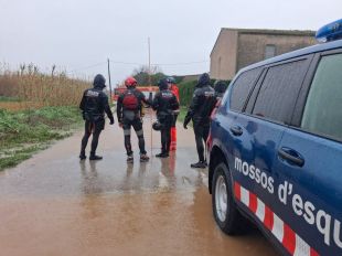 El temporal no permet continuar amb la recerca de l'home desaparegut a Palau-sator