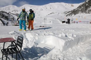 Vallter obre després del temporal Harry amb gruixos de neu de més d'1,5 metres