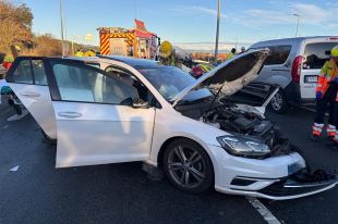 Un conductor temerari i molt begut provoca un accident a Quart