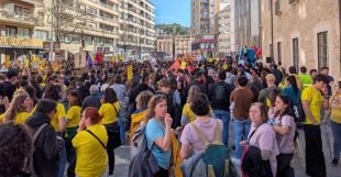 Girona viu la protesta de docents més gran de la història amb 12.000 manifestants