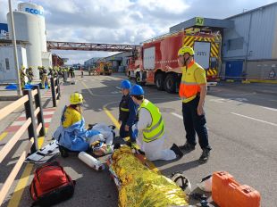 Simulacre d'accident químic al polígon de Celrà
