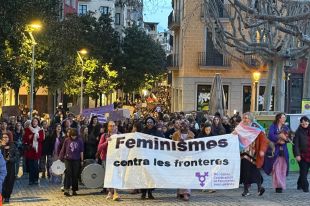 1.800 persones surten als carrers de Girona aquest 8-M per reclamar ''igualtat real''