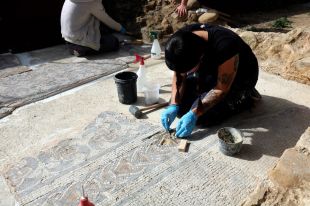 La vil·la romana de Sarrià de Ter recupera tots els mosaics del segle II dC
